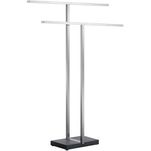 blomus Standing Menoto Towel Rail, Silver blomus Standing Menoto Towel Rail, Silver