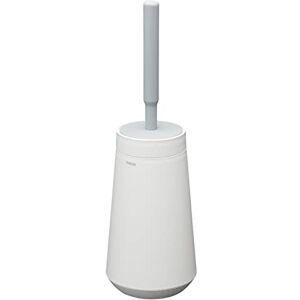Tiger Tess, Toilet brush holder with Swoop® brush flexible, White/Light grey, 129x129x412mm Tiger Tess, Toilet brush holder with Swoop® brush flexible, White/Light grey, 129x129x412mm
