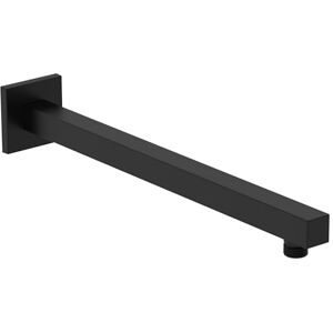 Bristan Square 340mm Wall Mounted Shower Arm, Stainless Steel Construction, Secure Fixing Components, Black Finish Bristan Square 340mm Wall Mounted Shower Arm, Stainless Steel Construction, Secure Fixing Components, Black Finish