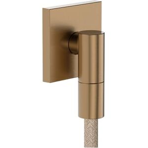 Hansgrohe FixFit Fine E Shower Outlet Elbow, Shower Outlet Connector with Non-Return Valve, Wall Outlet Elbow, Brushed Bronze, 28883140 Hansgrohe FixFit Fine E Shower Outlet Elbow, Shower Outlet Connector with Non-Return Valve, Wall Outlet Elbow, Brushed Bronze, 28883140