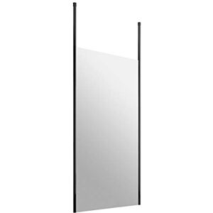 Hudson Reed BGPCP090 Modern Bathroom Black Profile Free Standing Wetroom Screen with 2 Ceiling Posts, 900mm, Black Hudson Reed BGPCP090 Modern Bathroom Black Profile Free Standing Wetroom Screen with 2 Ceiling Posts, 900mm, Black