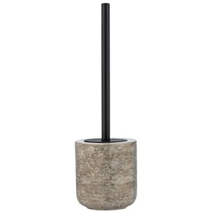 WENKO Fedio Toilet Brush Holder, Ceramic, Gold, 39.5 x 11.5 x 11.5 cm WENKO Fedio Toilet Brush Holder, Ceramic, Gold, 39.5 x 11.5 x 11.5 cm