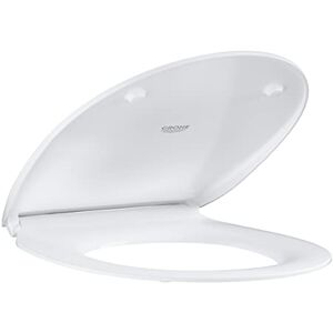 Grohe BAU Ceramic Wc Seat with Lid, Incl Fixation Set Extra Slim Design, Soft Close and Quick Release Feature 39898000 Grohe BAU Ceramic Wc Seat with Lid, Incl Fixation Set Extra Slim Design, Soft Close and Quick Release Feature 39898000