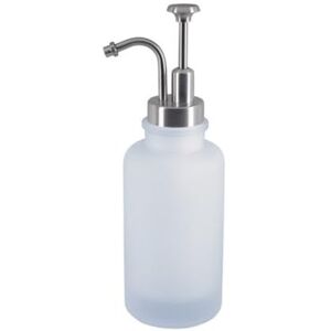 Spirella Yoko Soap Dispenser with Stainless Steel Pump Disinfectant Dispenser Glass 300 ml Long Lasting and Robust White Spirella Yoko Soap Dispenser with Stainless Steel Pump Disinfectant Dispenser Glass 300 ml Long Lasting and Robust White