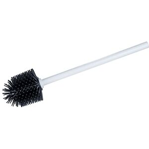 WENKO Silicone toilet brush, replacement brush for WC brush sets with antibacterial handle and replaceable silicone WC brush head for hygienic cleaning of the toilet, (W/D x H): Ø 7.5 x 35 cm, white WENKO Silicone toilet brush, replacement brush for WC brush sets with antibacterial handle and replaceable silicone WC brush head for hygienic cleaning of the toilet, (W/D x H): Ø 7.5 x 35 cm, white