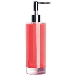 Excelsa Soap Dispenser, Polystyrol, Red, 6.5 x 6.5 x 22 cm Excelsa Soap Dispenser, Polystyrol, Red, 6.5 x 6.5 x 22 cm