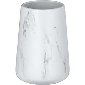 WENKO Adrada Toothbrush Holder for Toothbrush and Toothpaste, Ceramic, 8.5 x 12 x 8.5 cm, White WENKO Adrada Toothbrush Holder for Toothbrush and Toothpaste, Ceramic, 8.5 x 12 x 8.5 cm, White