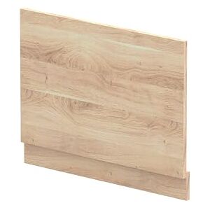 nuie MPD3012 Arno Modern Bathroom Standard Straight Bath End Panel, 750mm, Bleached Oak Woodgrain nuie MPD3012 Arno Modern Bathroom Standard Straight Bath End Panel, 750mm, Bleached Oak Woodgrain