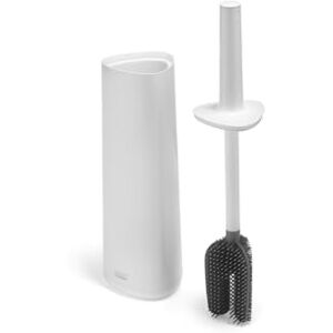 Joseph Joseph Flex 360 Silicone Toilet Brush & Holder, 360 Clean, Anti-Drip, Replaceable Head, White Joseph Joseph Flex 360 Silicone Toilet Brush & Holder, 360 Clean, Anti-Drip, Replaceable Head, White