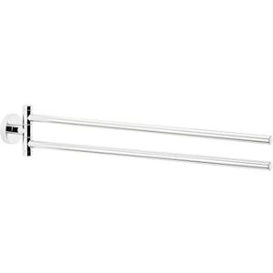 tesa UK tesa EXXCELLENT Double Towel Holder Wall-Mounted, Stainless-Steel Towel Holder with Two Swivel Arms Waterproof, incl. Power.Kit Adhesive Solution 84mm x 50mm x 457mm tesa UK tesa EXXCELLENT Double Towel Holder Wall-Mounted, Stainless-Steel Towel Holder with Two Swivel Arms Waterproof, incl. Power.Kit Adhesive Solution 84mm x 50mm x 457mm