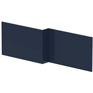nuie NMP2935 Arno Modern Bathroom Square Shower Bath Front Panel, 1700mm, Satin Midnight Blue nuie NMP2935 Arno Modern Bathroom Square Shower Bath Front Panel, 1700mm, Satin Midnight Blue
