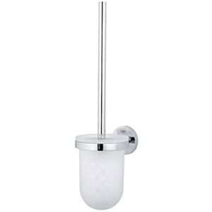 Grohe Essentials Toilet Brush Set Material: Glass & Metal Wall Mounted Suitable for Screwing (Including Screws and Dowels) or Gluing (Sold Separately) Size 398 mm Chrome 40374001 Grohe Essentials Toilet Brush Set Material: Glass & Metal Wall Mounted Suitable for Screwing (Including Screws and Dowels) or Gluing (Sold Separately) Size 398 mm Chrome 40374001