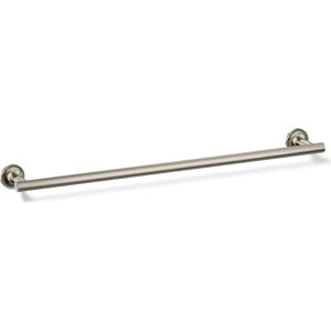 Kohler Purist 24 Inch Towel Bar, Towel Rail for Towel Storage, Vibrant Polished Nickel Kohler Purist 24 Inch Towel Bar, Towel Rail for Towel Storage, Vibrant Polished Nickel