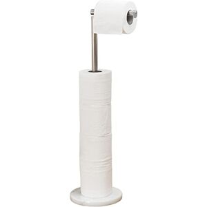 Noonext Toilet Paper Holder Stand Tissue Roll Holder with Modern Heavy Marble Base, Free Standing, SUS304 Stainless Steel (Brushed Nickel) Noonext Toilet Paper Holder Stand Tissue Roll Holder with Modern Heavy Marble Base, Free Standing, SUS304 Stainless Steel (Brushed Nickel)