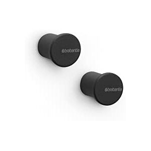 Brabantia Mindset Towel Hooks Ideal for Bathroom, Toilet or Kitchen Holds Up to 2 kg Corrosion Resistant Fixing Materials Included Set of 2 Infinite Grey 2.1 x 2.3 x 2.1 cm Brabantia Mindset Towel Hooks Ideal for Bathroom, Toilet or Kitchen Holds Up to 2 kg Corrosion Resistant Fixing Materials Included Set of 2 Infinite Grey 2.1 x 2.3 x 2.1 cm