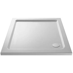 VeeBath Square Shower Tray 1000x900mm Stone Resin Tray for Shower Enclosure Bathroom- White VeeBath Square Shower Tray 1000x900mm Stone Resin Tray for Shower Enclosure Bathroom- White