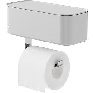 Tiger 2-Store Toilet roll holder with storage box White Tiger 2-Store Toilet roll holder with storage box White
