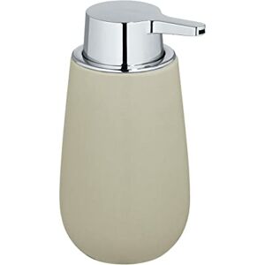WENKO Badi Liquid Soap Dispenser 0.32 L, Ceramic, Beige, 16 x 8 x 9.5 cm WENKO Badi Liquid Soap Dispenser 0.32 L, Ceramic, Beige, 16 x 8 x 9.5 cm