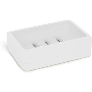 Kassatex Lacca Bath Accessories Soap Dish, White Kassatex Lacca Bath Accessories Soap Dish, White