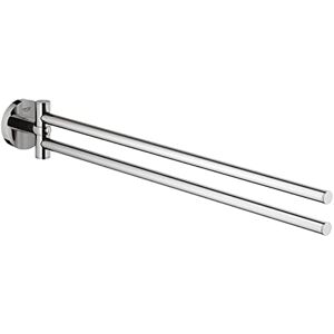 Grohe 40371001 Essentials Double Towel Bar, 449 mm, StarLight Chrome Finish Grohe 40371001 Essentials Double Towel Bar, 449 mm, StarLight Chrome Finish