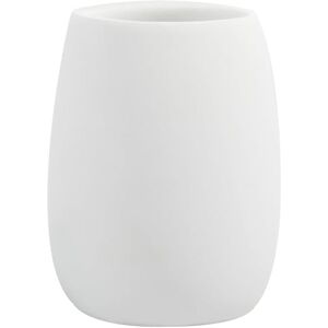 Spirella Toothbrush Holder Polyresin Sven 10.5 x 8 cm White Wood Spirella Toothbrush Holder Polyresin Sven 10.5 x 8 cm White Wood
