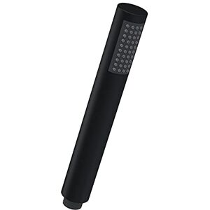 nuie HO407 Accessories Modern Bathroom Round Easy-Clean Minimalist Shower Single Function Handset, 210mm, Matt Black nuie HO407 Accessories Modern Bathroom Round Easy-Clean Minimalist Shower Single Function Handset, 210mm, Matt Black
