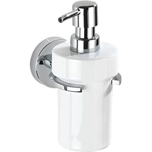WENKO Zinc Die Cast, 22315100 Soap Dispenser Dispenser: Ceramic 11.5 x 8.5 x 17 cm Chrome WENKO Zinc Die Cast, 22315100 Soap Dispenser Dispenser: Ceramic 11.5 x 8.5 x 17 cm Chrome