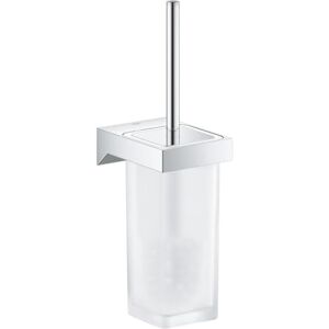 Grohe Selection Bathroom Accessories Cube Toilet Brush Set Chrome 40857000 Grohe Selection Bathroom Accessories Cube Toilet Brush Set Chrome 40857000