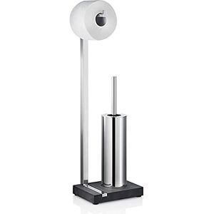 blomus Toilet Butler, Polished, Stainless_Steel, Silver, Anthracite, H 64,5 cm, B 15 cm, T 20 cm, 68820 blomus Toilet Butler, Polished, Stainless_Steel, Silver, Anthracite, H 64,5 cm, B 15 cm, T 20 cm, 68820