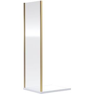 nuie SQSP70BB Rene Modern Bathroom 1850mm Shower 6mm Toughened Safety Glass Side Panel, 700mm, Brushed Brass nuie SQSP70BB Rene Modern Bathroom 1850mm Shower 6mm Toughened Safety Glass Side Panel, 700mm, Brushed Brass