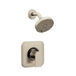 Moen T2472EPBN Genta Posi-Temp Pressure Balancing Eco-Performance Modern Shower Only Trim Without Valve, Brushed Nickel Moen T2472EPBN Genta Posi-Temp Pressure Balancing Eco-Performance Modern Shower Only Trim Without Valve, Brushed Nickel