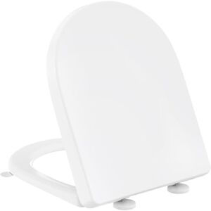 YEAUPE PRO D Shaped Soft Close Toilet Seat,PP White Hardwearing Toilet Seats,Quick Release,Easy Clean and Install with Alignment Guide,Adjustable Hinges,Heavy Duty Universal Toilet Lid 45 x 36cm YEAUPE PRO D Shaped Soft Close Toilet Seat,PP White Hardwearing Toilet Seats,Quick Release,Easy Clean and Install with Alignment Guide,Adjustable Hinges,Heavy Duty Universal Toilet Lid 45 x 36cm