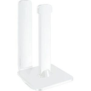 Gedy Outline Roll Holder, Brass, White, 8X 12,2X 16 Gedy Outline Roll Holder, Brass, White, 8X 12,2X 16