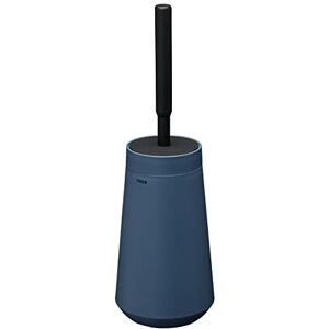 Tiger Tess, Toilet brush holder with Swoop® brush flexible, Blue/Black, 129x129x412mm Tiger Tess, Toilet brush holder with Swoop® brush flexible, Blue/Black, 129x129x412mm