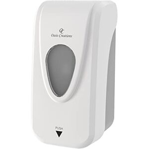 Oasis Creations Manual Soap Dispenser by White 1000ML/33oz Wall Mount Soap/Lotion/Hand Sanitizer Oasis Creations Manual Soap Dispenser by White 1000ML/33oz Wall Mount Soap/Lotion/Hand Sanitizer