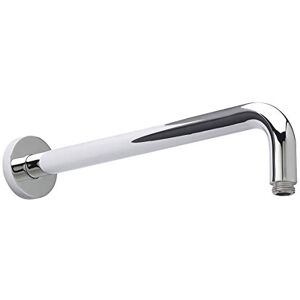 nuie ARM01 ǀ Modern Bathroom Round Fixed Wall Mount Shower Arm, 395mm, Chrome nuie ARM01 ǀ Modern Bathroom Round Fixed Wall Mount Shower Arm, 395mm, Chrome