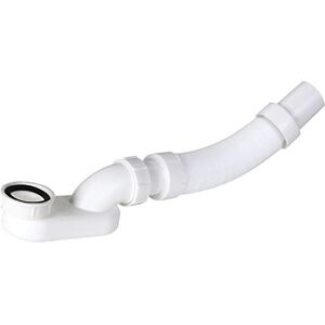 Azucyzi Flexible Freestanding Tub Drain Kit Low Profile Flat P Trap for Bathtub Shower Drain Pipe 1 1/2 inch Diameter Azucyzi Flexible Freestanding Tub Drain Kit Low Profile Flat P Trap for Bathtub Shower Drain Pipe 1 1/2 inch Diameter