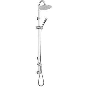 Hudson Reed A3115 Destiny ǀ Modern Bathroom Shower Kit with Concealed Outlet Elbow, Round Head and Handset and Diverter, 1203mm x 200mm, Chrome Hudson Reed A3115 Destiny ǀ Modern Bathroom Shower Kit with Concealed Outlet Elbow, Round Head and Handset and Diverter, 1203mm x 200mm, Chrome