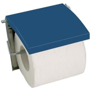 MSV Stainless Steel/MDF Toilet Paper Holder, Dark Blue MSV Stainless Steel/MDF Toilet Paper Holder, Dark Blue