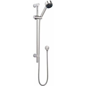 nuie A3040 ǀ Modern Bathroom Round Slide Rail Kit with Adjustable Brackets, Multi-Function Handset and Outlet Elbow, 755mm x 11mm, Chrome, Set of 6 Pieces nuie A3040 ǀ Modern Bathroom Round Slide Rail Kit with Adjustable Brackets, Multi-Function Handset and Outlet Elbow, 755mm x 11mm, Chrome, Set of 6 Pieces