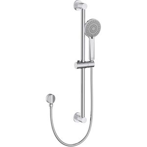 Bristan Round Riser Rail Shower Kit and Wall Outlet, Wall Mounted, Chrome Finish Bristan Round Riser Rail Shower Kit and Wall Outlet, Wall Mounted, Chrome Finish