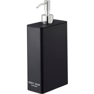 YAMAZAKI Home Body Soap Dispenser-Contemporary Bottle Pump for Shower, Stainless Steel, Black, One Size YAMAZAKI Home Body Soap Dispenser-Contemporary Bottle Pump for Shower, Stainless Steel, Black, One Size