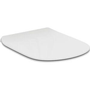 Ideal Standard Tesi Toilet seat and Cover, D-Shape, Soft-Close seat with Quick-Release Function for Easy Cleaning, Scratch-Resistant duroplast – White (370x450x45 mm) Ideal Standard Tesi Toilet seat and Cover, D-Shape, Soft-Close seat with Quick-Release Function for Easy Cleaning, Scratch-Resistant duroplast – White (370x450x45 mm)