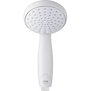 Mira Showers Nectar Shower Head Handheld Shower Head Single Spray 90 mm White 2.1703.001 Mira Showers Nectar Shower Head Handheld Shower Head Single Spray 90 mm White 2.1703.001