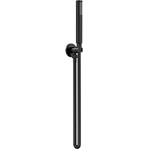 nuie A4263 Shower Accessories Modern Bathroom Round Outlet Elbow with Wall Mount Parking Bracket, Flex Hose and Single Function Handset, 1230mm, Matt Black nuie A4263 Shower Accessories Modern Bathroom Round Outlet Elbow with Wall Mount Parking Bracket, Flex Hose and Single Function Handset, 1230mm, Matt Black