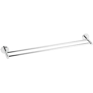 Grohe Essentials Bathroom Double Towel Rail Metal 654 mm (Useable Length 600 mm) Concealed Fastening Including Screws and Dowels Durable Sparkling Sheen Chrome 40802001 Grohe Essentials Bathroom Double Towel Rail Metal 654 mm (Useable Length 600 mm) Concealed Fastening Including Screws and Dowels Durable Sparkling Sheen Chrome 40802001