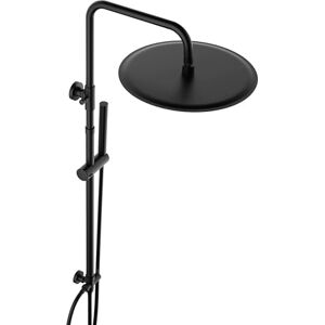 JOHO Matte Black Stainless Steel Shower Column with Shower Head Without Mixer (D30 cm Round) JOHO Matte Black Stainless Steel Shower Column with Shower Head Without Mixer (D30 cm Round)