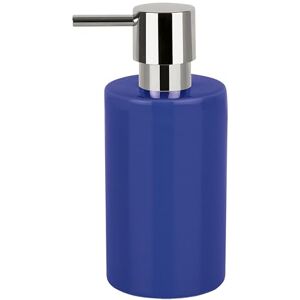 Spirella Tube Stoneware Soap Dispenser, Navy Spirella Tube Stoneware Soap Dispenser, Navy
