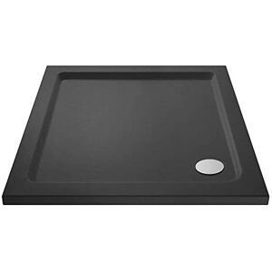Veebath - Walk In 40mm Square Stone Resin 700x700 - Grey - 700x700 - 40mm - Shower tray Veebath - Walk In 40mm Square Stone Resin 700x700 - Grey - 700x700 - 40mm - Shower tray