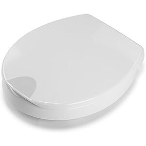 Croydex WL420022H Ramor Raised 5cm Toilet Seat with Anti-Bacterial, Everfast Fixings, White Croydex WL420022H Ramor Raised 5cm Toilet Seat with Anti-Bacterial, Everfast Fixings, White